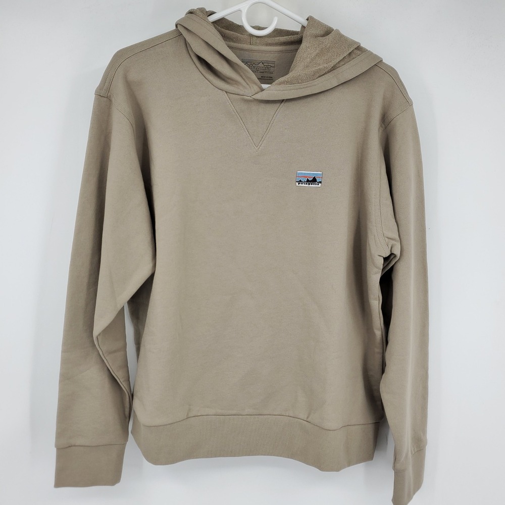 NWT Patagonia Daily Hoody Sweatshirt Seabird Grey Organic Cotton Pullover Small
